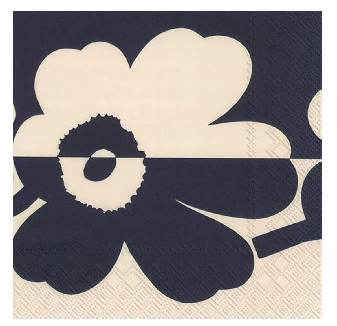 Marimekko Suur Unikko Cocktail Beverage Napkins – Linen Blue– 20pk