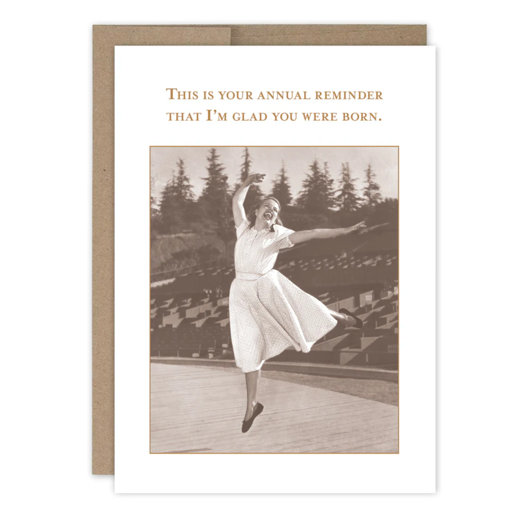 Shannon Martin Birthday Card – Glad You Were Born