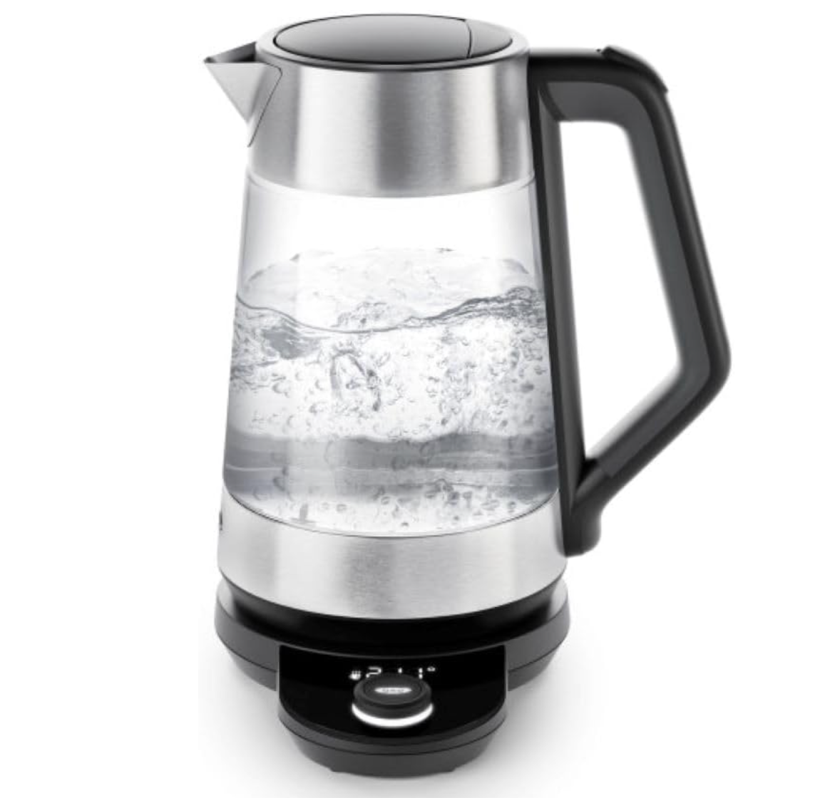 OXO Adjustable Temperature Electric Kettle – Clear Glass