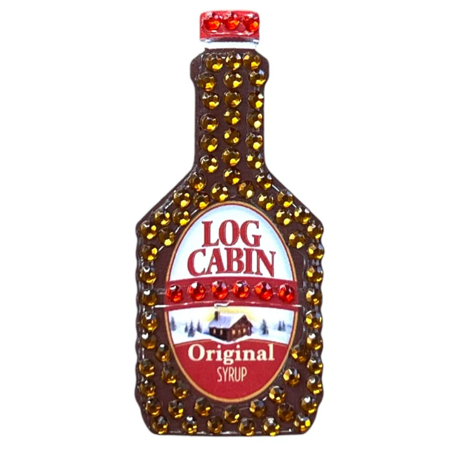 StickerBeans "Log Cabin" Sparkle Sticker – 2"