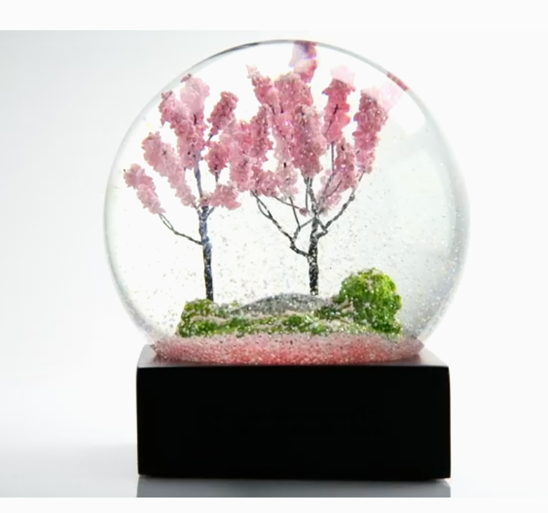Spring Snow Globe