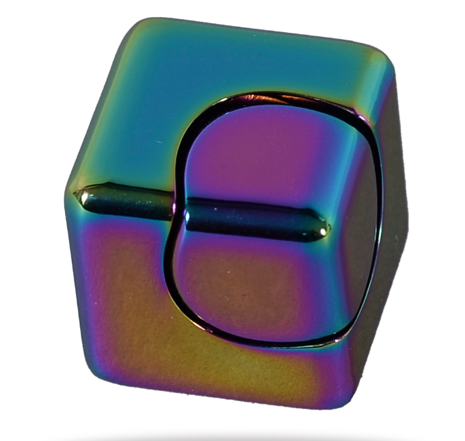 Spin Cube Fidget Spinner – Assorted Colors – Each Sold Separately