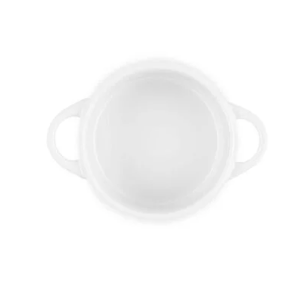 Le Creuset Mini Round Cocotte – 8oz. – White