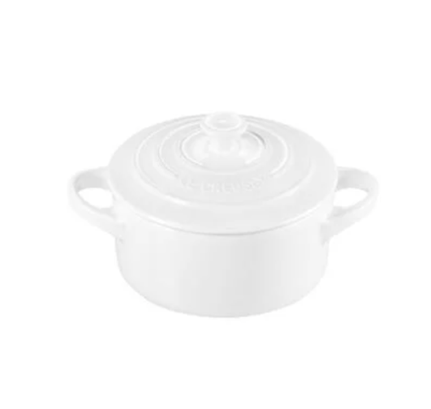 Le Creuset Mini Round Cocotte – 8oz. – White