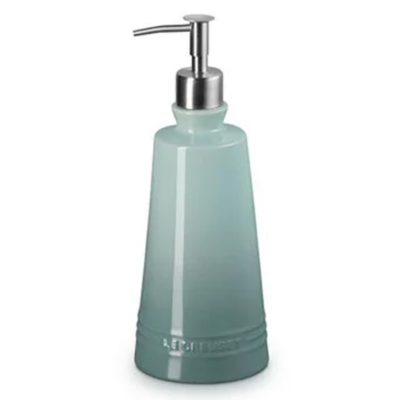 Le Creuset Stoneware Signature Soap Dispenser – 20oz.– Sea Salt