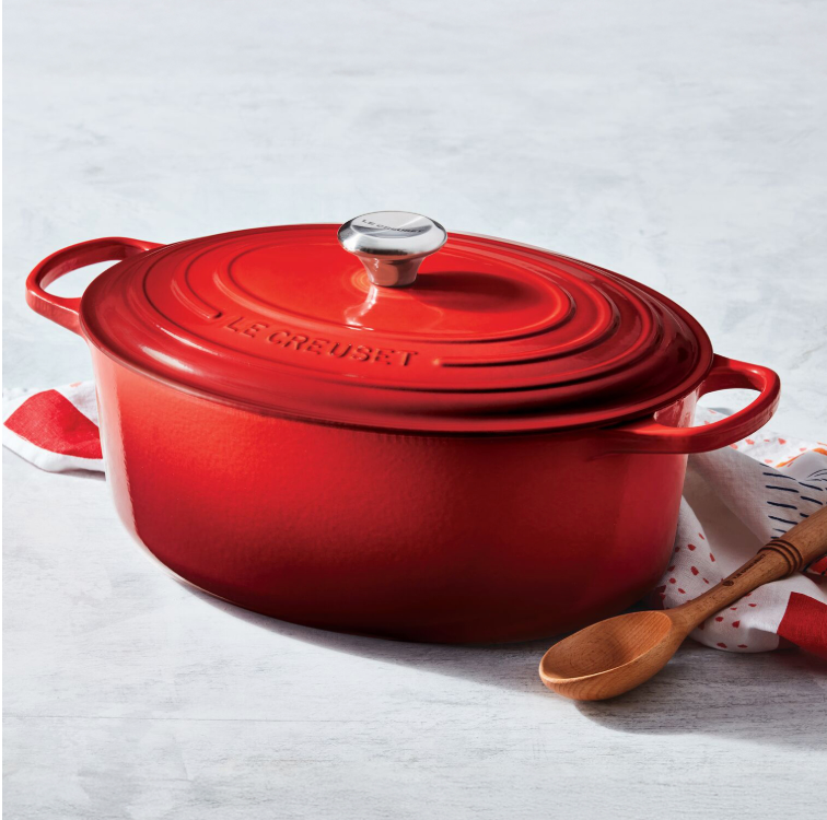 Le Creuset Signature – SPECIAL – Oval Dutch Oven – 8 QT – Cerise