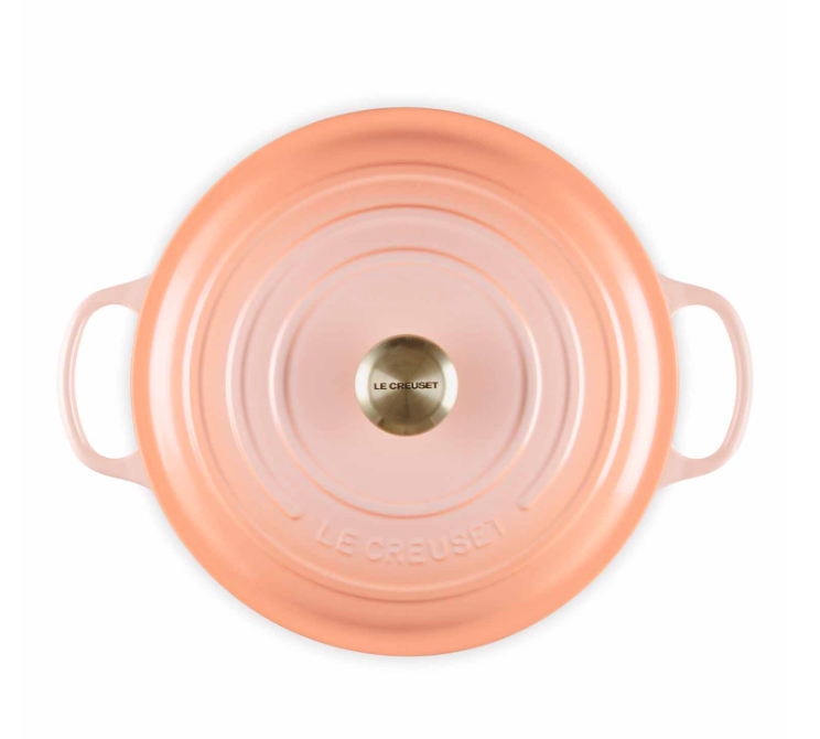Le Creuset Wide Round Oven – 6.75 QT – Peche