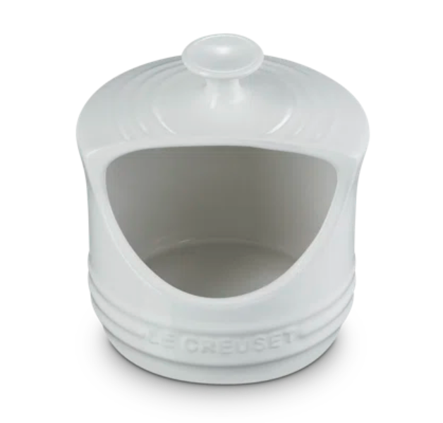 Le Creuset Stoneware Salt Crock – 10 oz. – White