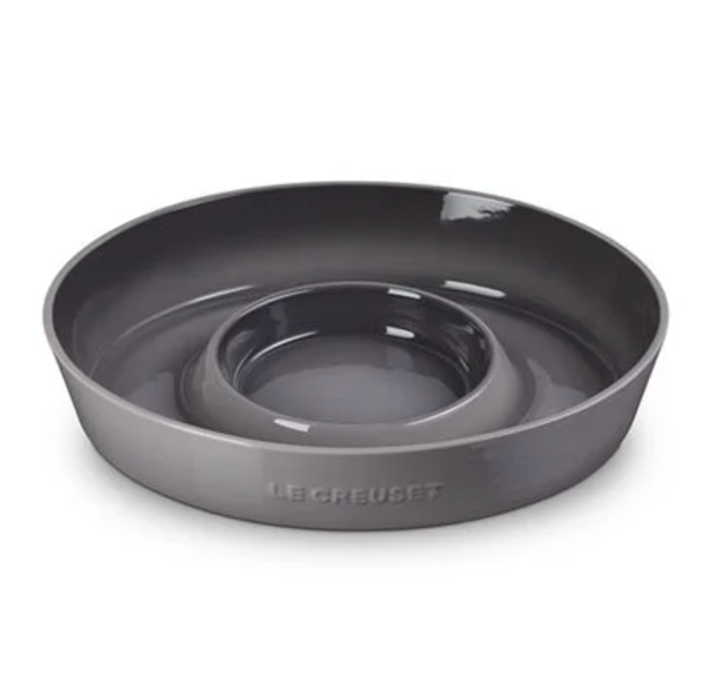 Le Creuset Signature Oval Chip & Dip Platter – Oyster