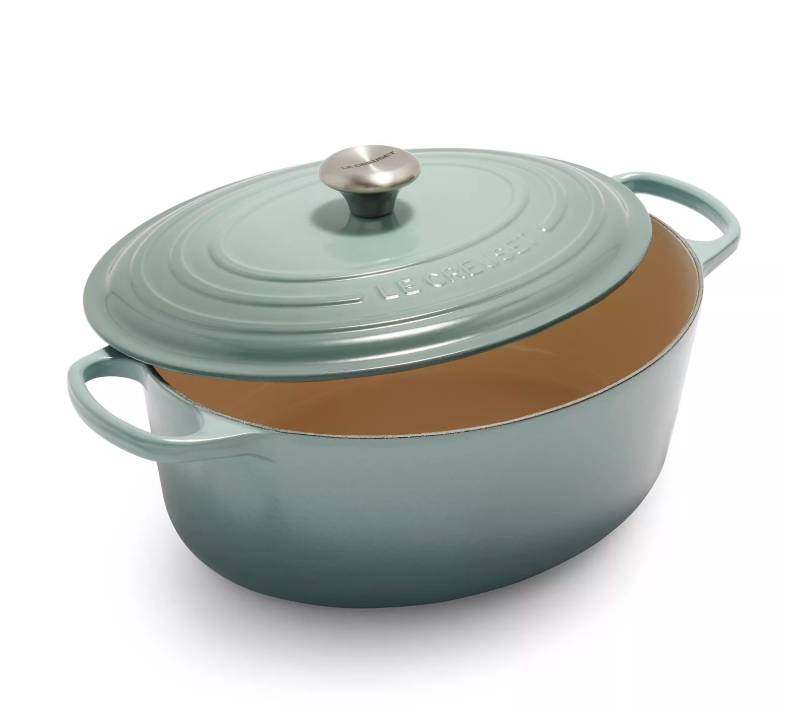 Le Creuset Signature – SPECIAL – Oval Dutch Oven – 8 QT – Sea Salt