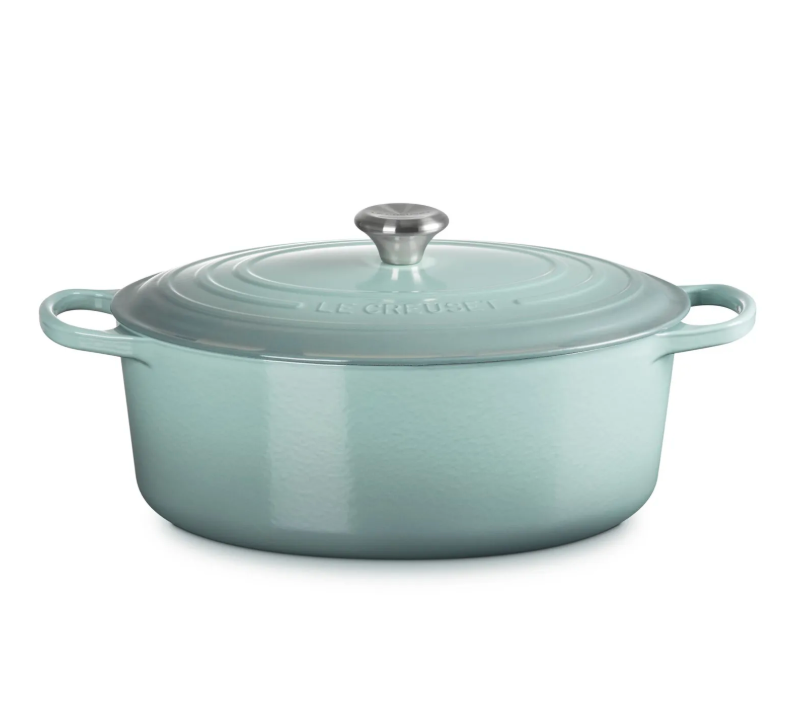 Le Creuset Signature – SPECIAL – Oval Dutch Oven – 8 QT – Sea Salt
