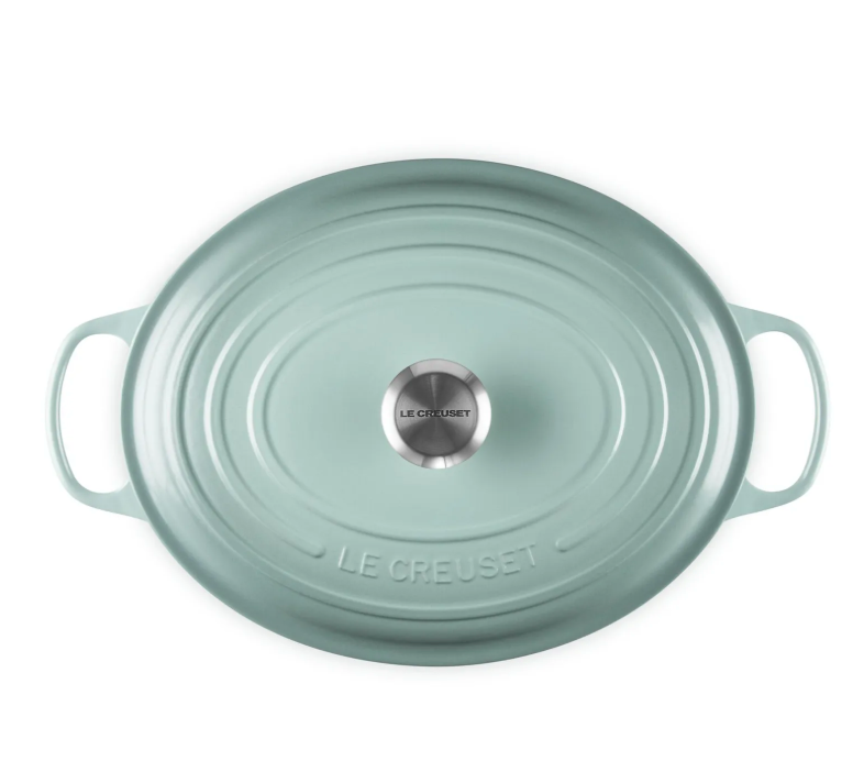 Le Creuset Signature – SPECIAL – Oval Dutch Oven – 8 QT – Sea Salt