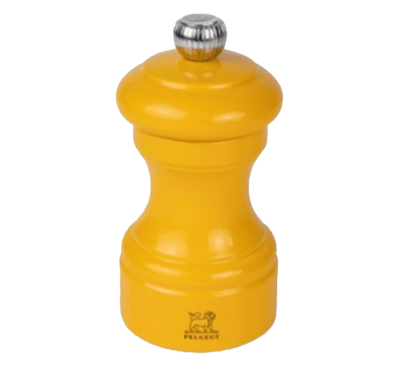 Peugeot Bistro Manual Gloss Painted Wood Pepper Mill – Yellow – 4"