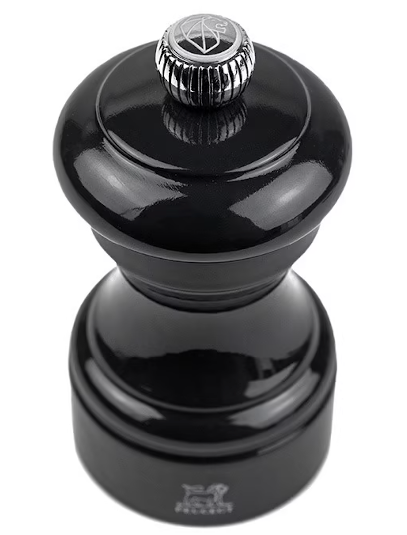 Peugeot Bistro Manual Gloss Painted Wood Pepper Mill – Black – 4"
