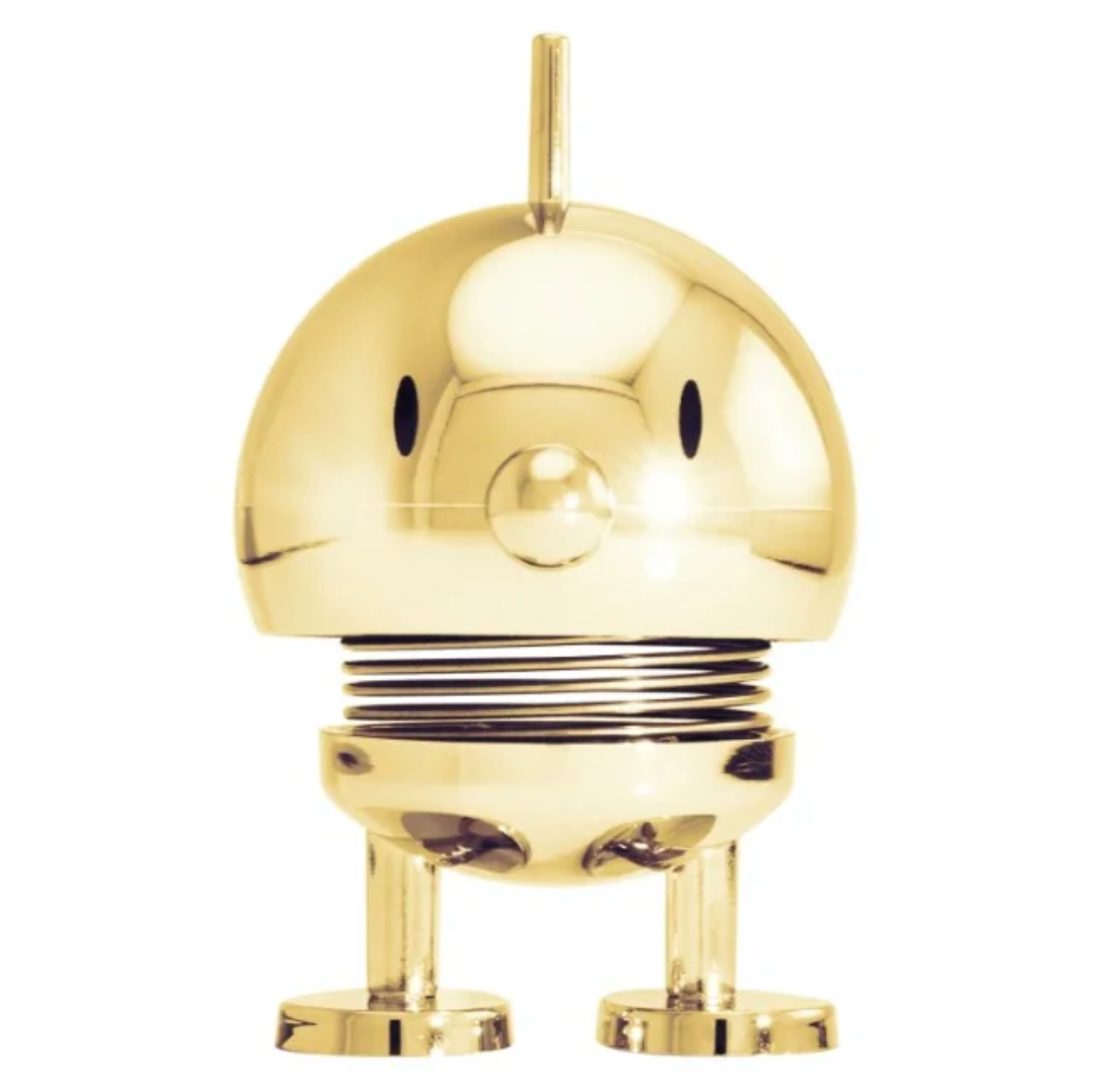 Hoptimist Classic Bobblehead Figure – 3"– Metallic Gold