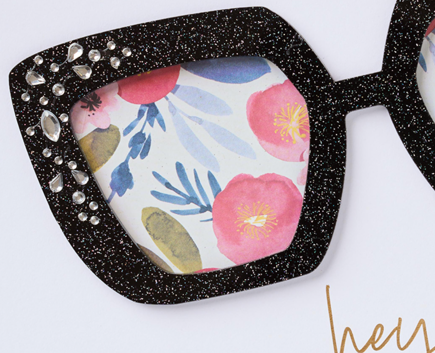 Design Design Handcrafted Friendship Card – Sunglasses – 1 Card & 1 Envelope