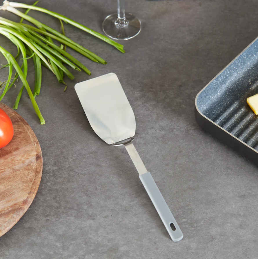 Flexible Nylon Spatula – Stainless Steel – 12"