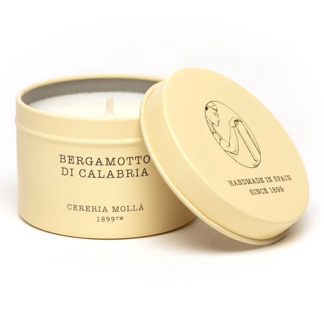 Cereria Molla Travel Candle – 3oz. – Bergamotto Di Calabria