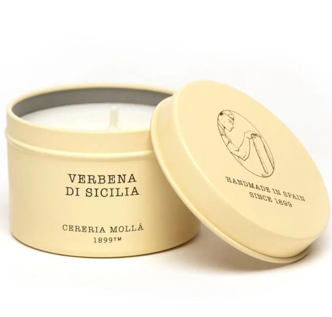 Cereria Molla Travel Candle – 3oz. – Verbena Di Sicilia
