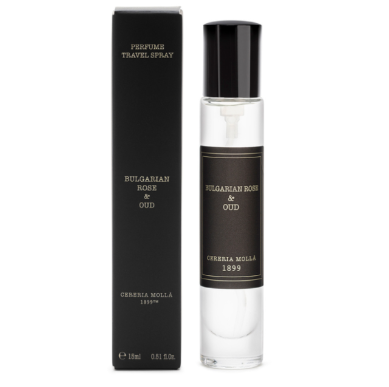 Cereria Molla Travel Size Room Mist & Body Spray – .5oz – Bulgarian Rose & Oud