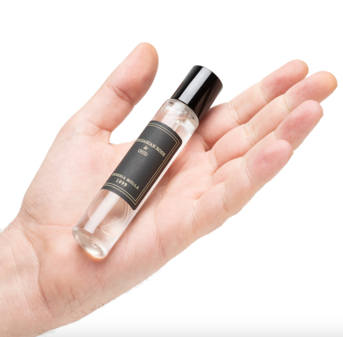 Cereria Molla Travel Size Room Mist & Body Spray – .5oz – Bulgarian Rose & Oud