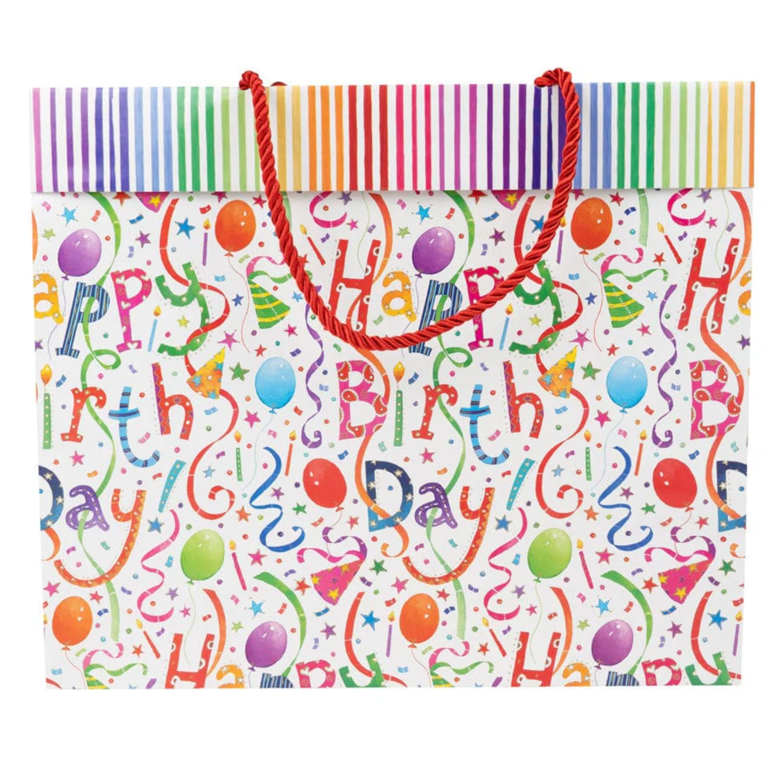 Caspari Happy Birthday Large Gift Bag