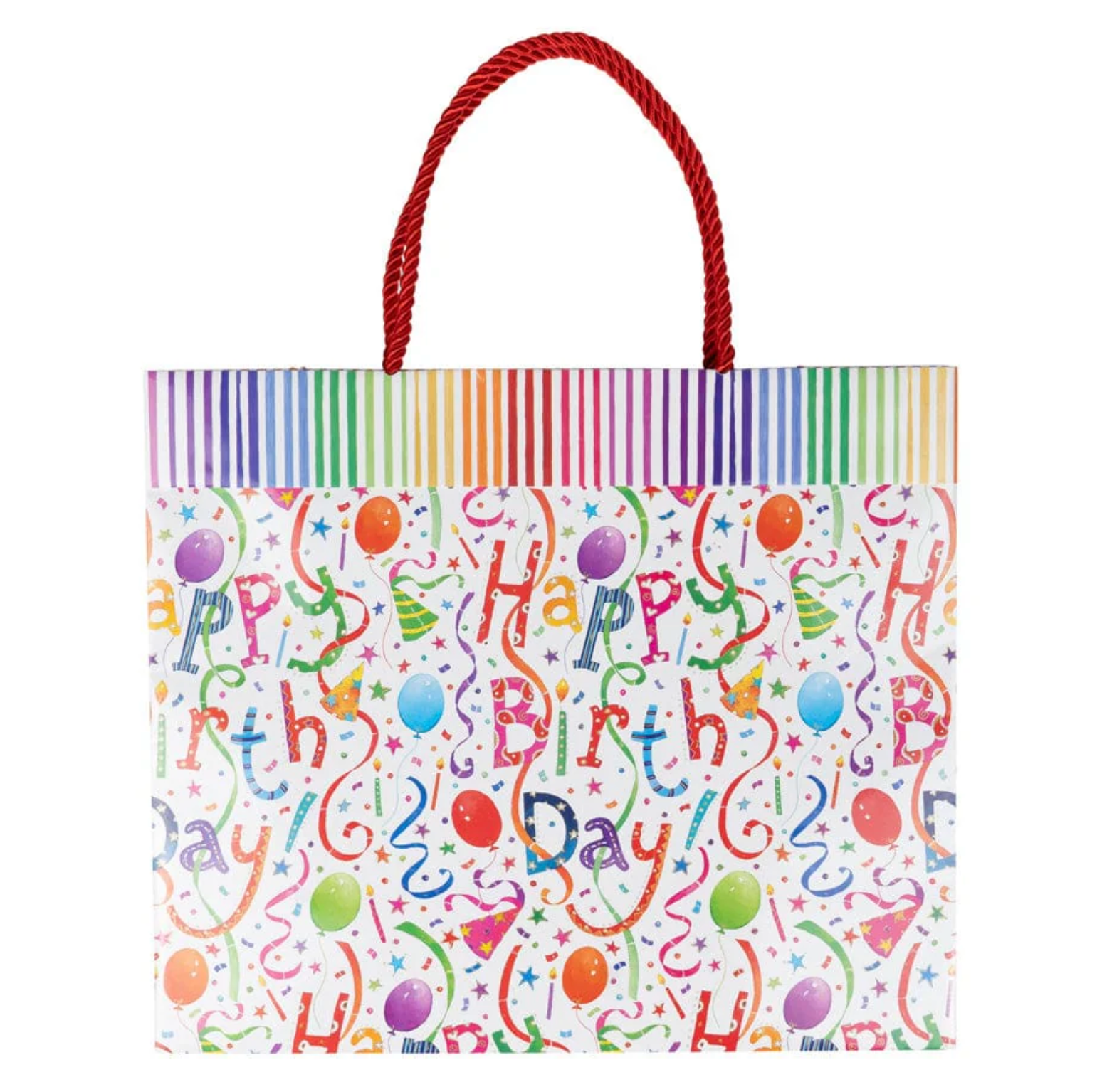 Caspari Happy Birthday Large Gift Bag