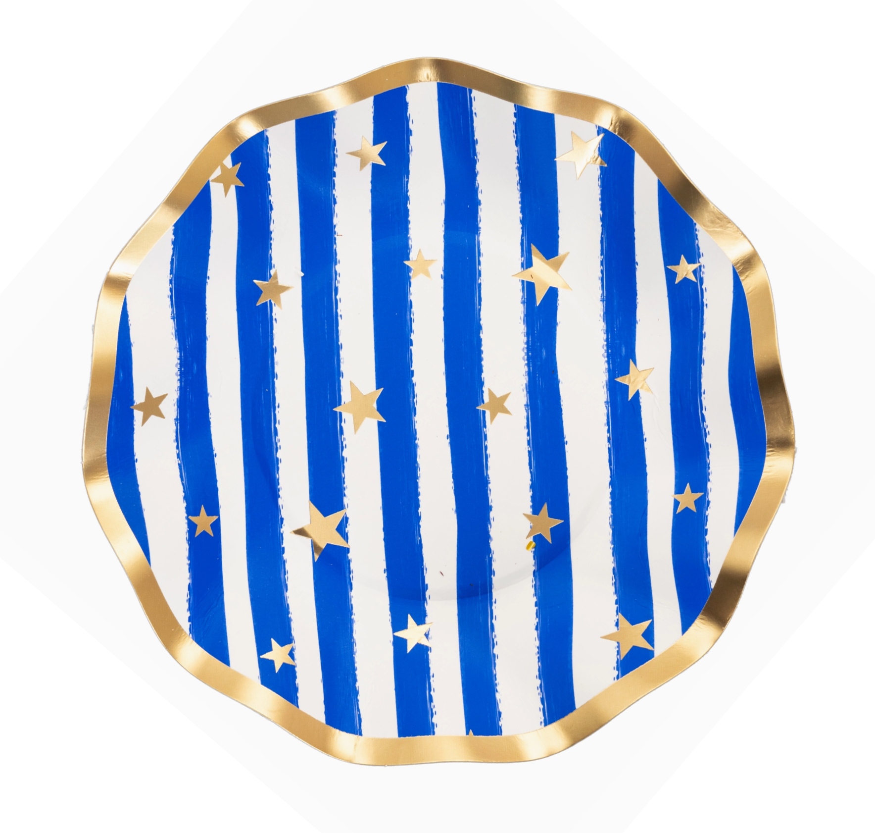 Sophistiplate Wavy Paper Appetizer & Dessert Bowls – 8pk – Patriotic Confetti