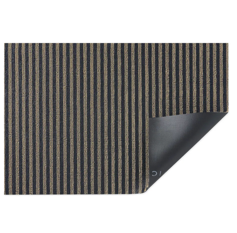 Chilewich Breton Stripe Shag Door Mat – Coast – 18" x 28"
