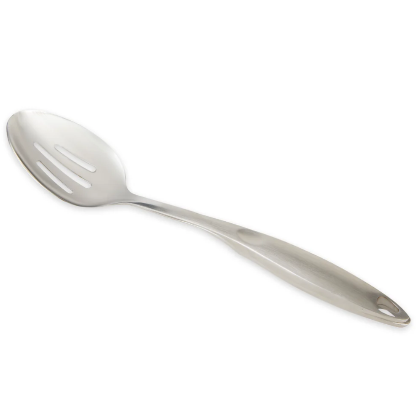 Endurance Brushed Stainless Steel Slotted Spoon – 13.25"