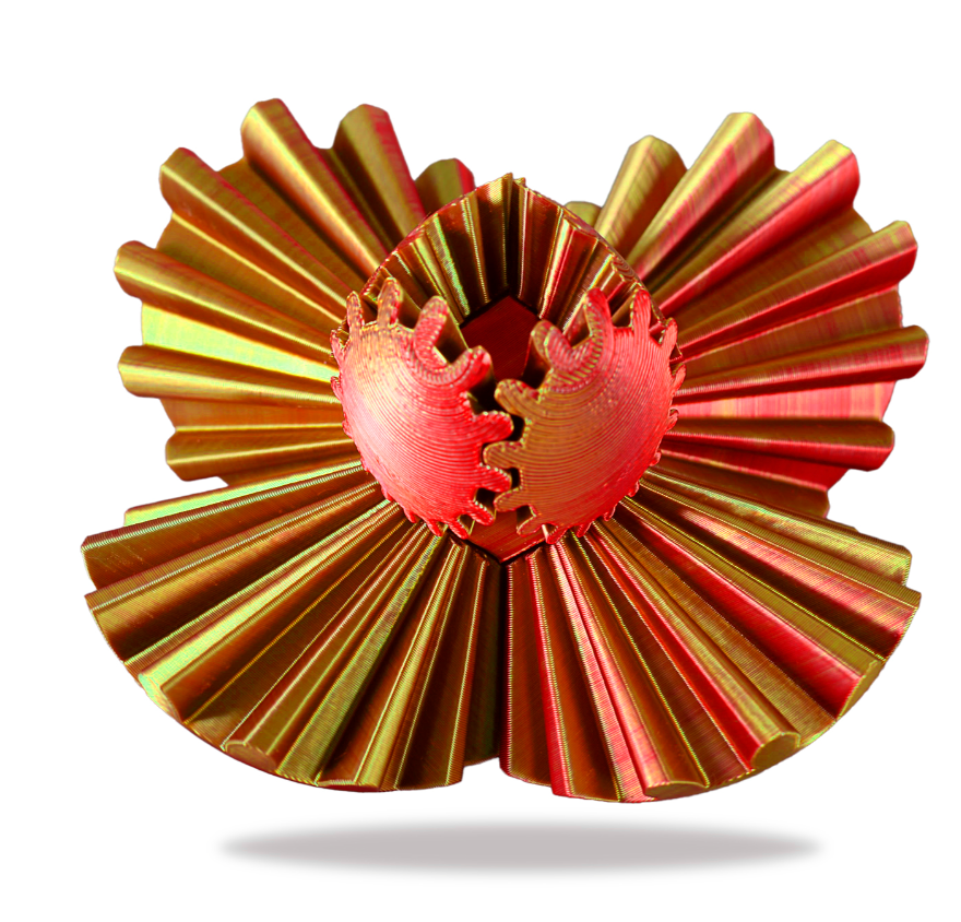 Watchitude Gear Ball Fidget Toy – Assorted Colors – Each Sold Separately