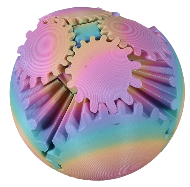 Watchitude Gear Ball Fidget Toy – Assorted Colors – Each Sold Separately