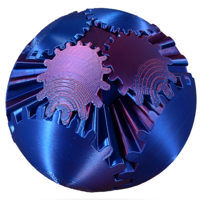 Watchitude Gear Ball Fidget Toy – Assorted Colors – Each Sold Separately