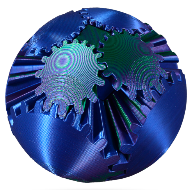 Watchitude Gear Ball Fidget Toy – Assorted Colors – Each Sold Separately