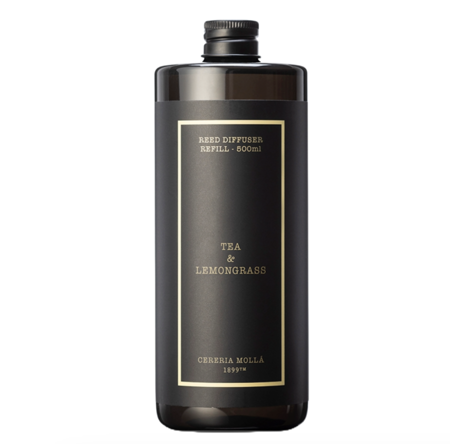 Cereria Molla - Tea & Lemongrass Diffuser Refill – 16.9oz