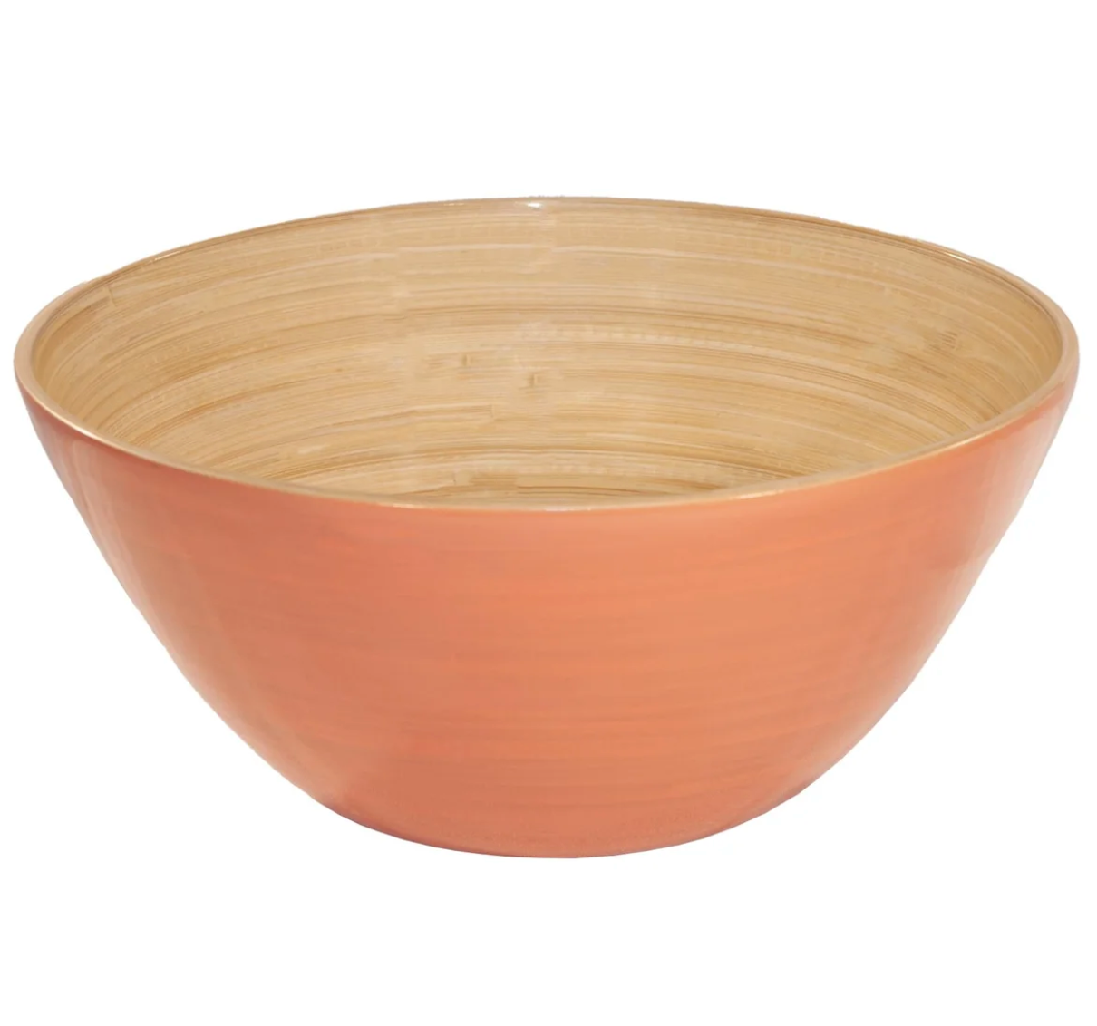 Bamboo Noodle Bowl – Apricot – 8.6"Dia. x 3.9"