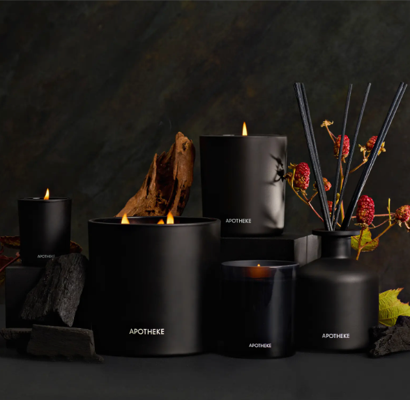 Apotheke Charcoal Petite Candle – 5oz