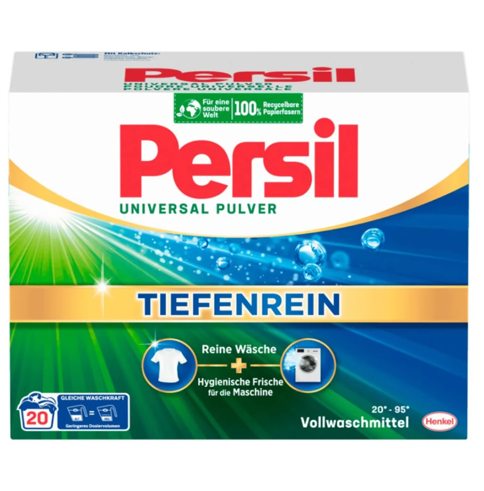 Persil Universal Powder Laundry Detergent - 20 Load – Imported from Germany