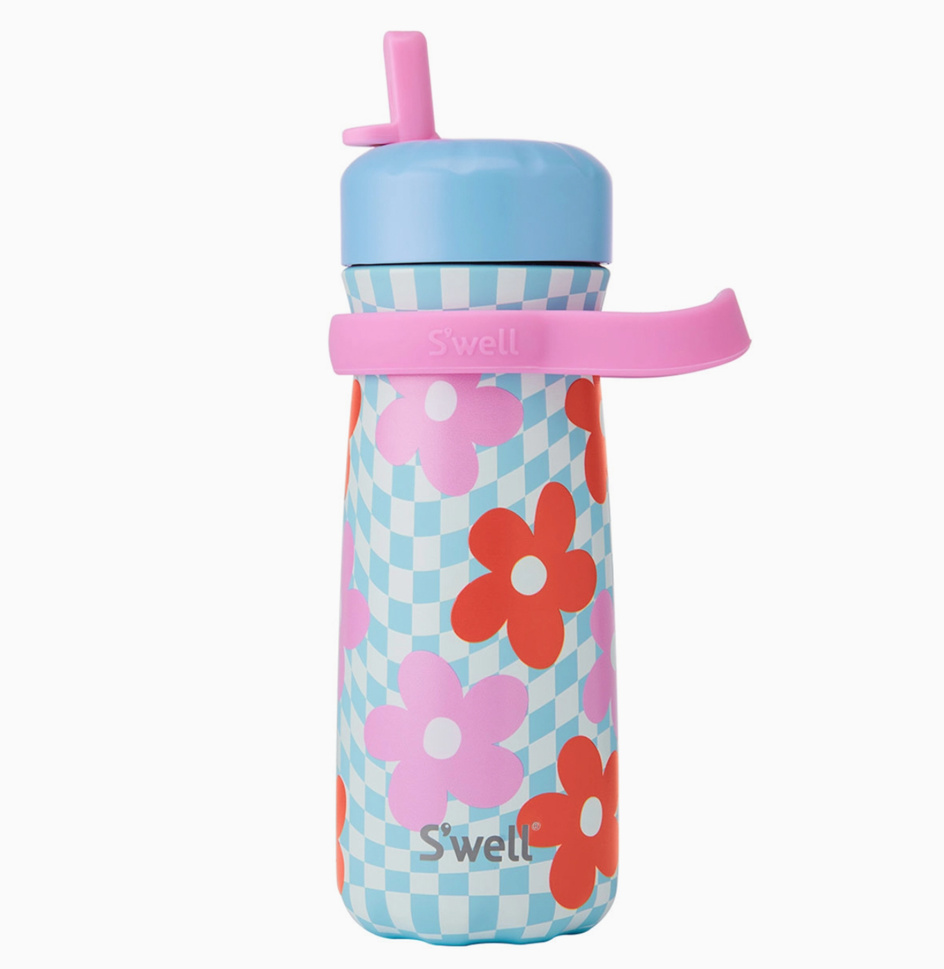S'well Traveler with Flip Straw Lid – Pink Petal – 16oz