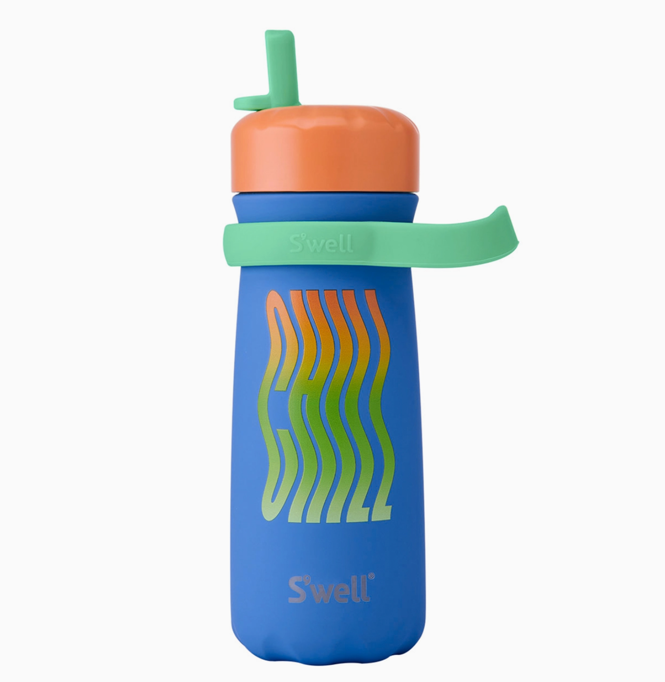 S'well Traveler with Flip Straw Lid – Blue Chill – 16oz