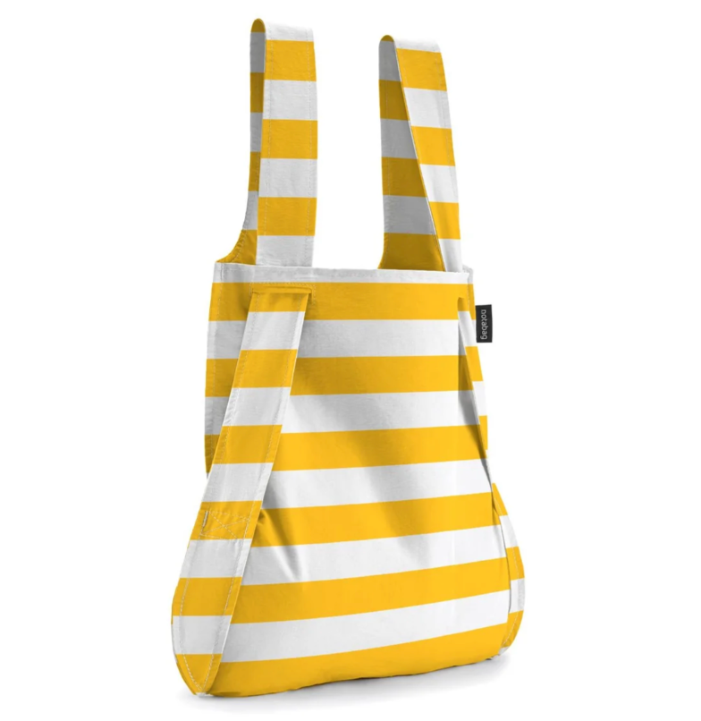 Notabag Convertible Tote Backpack – Golden Stripes
