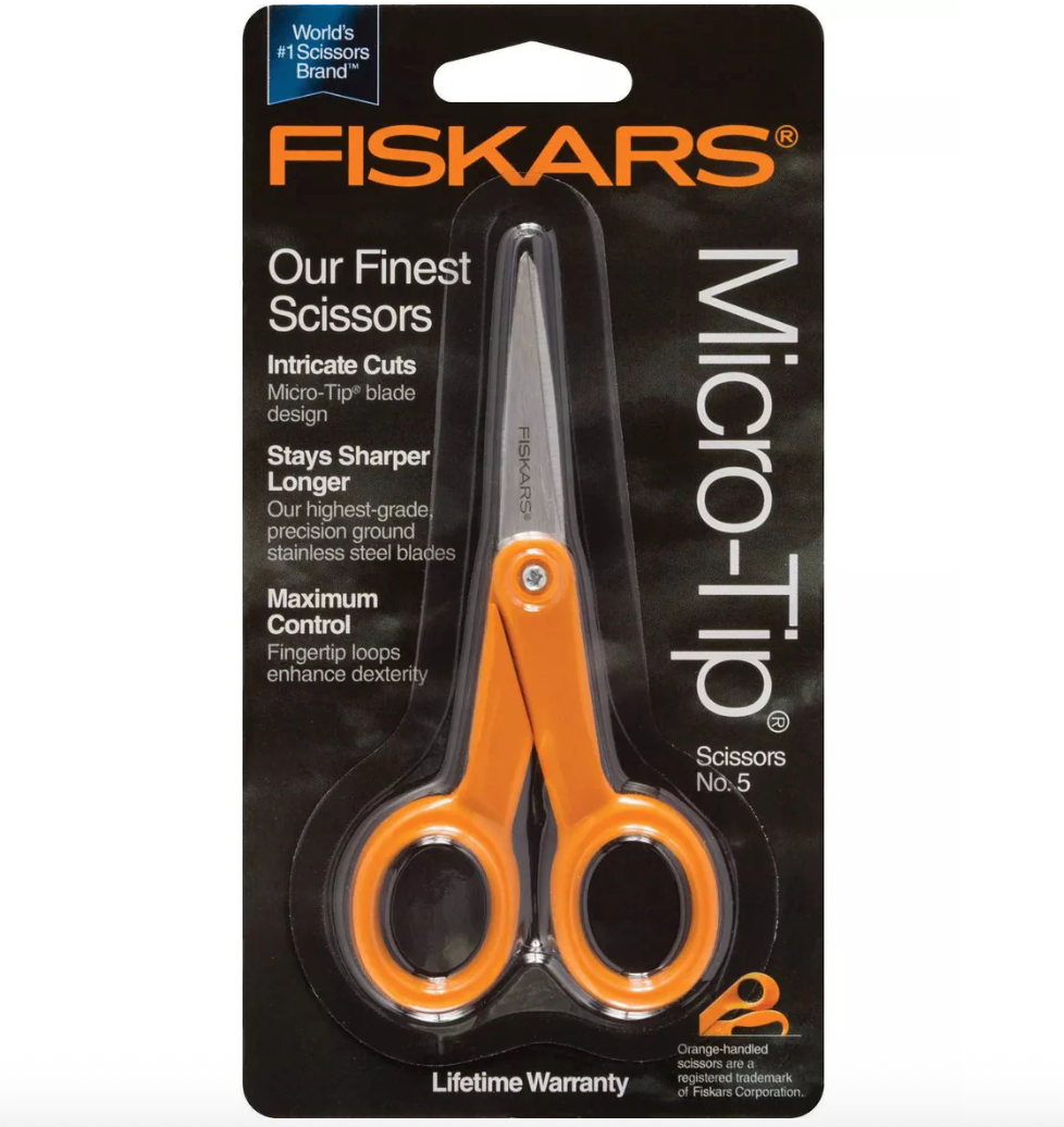 Fiskars Micro-Tip Scissors – 5"