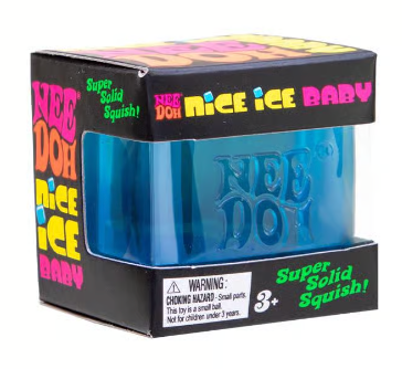 NeeDoh Nice Ice Baby Small Squishy Stress Cube – Assorted – Each Sold Separately