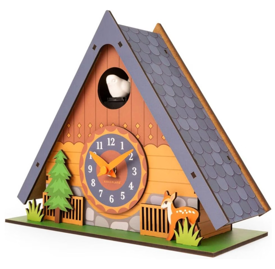 Kikkerland Cuckoo Clock Clock