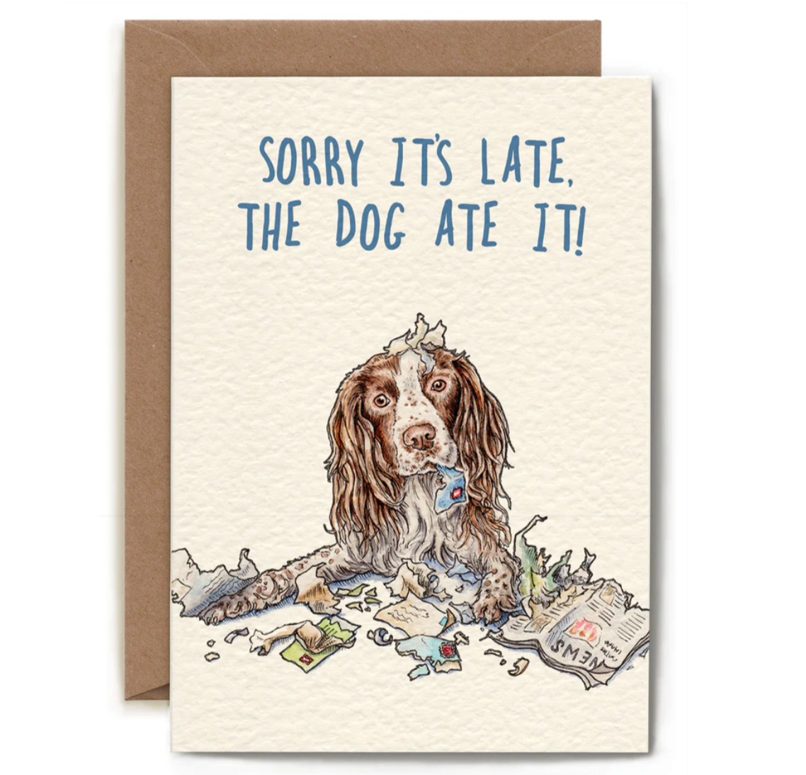 Hester & Cook Greeting Card – Sorry It's Late