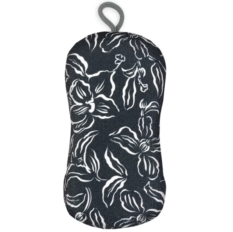 MU Kitchen Scrub Sponge – Water Lily Black