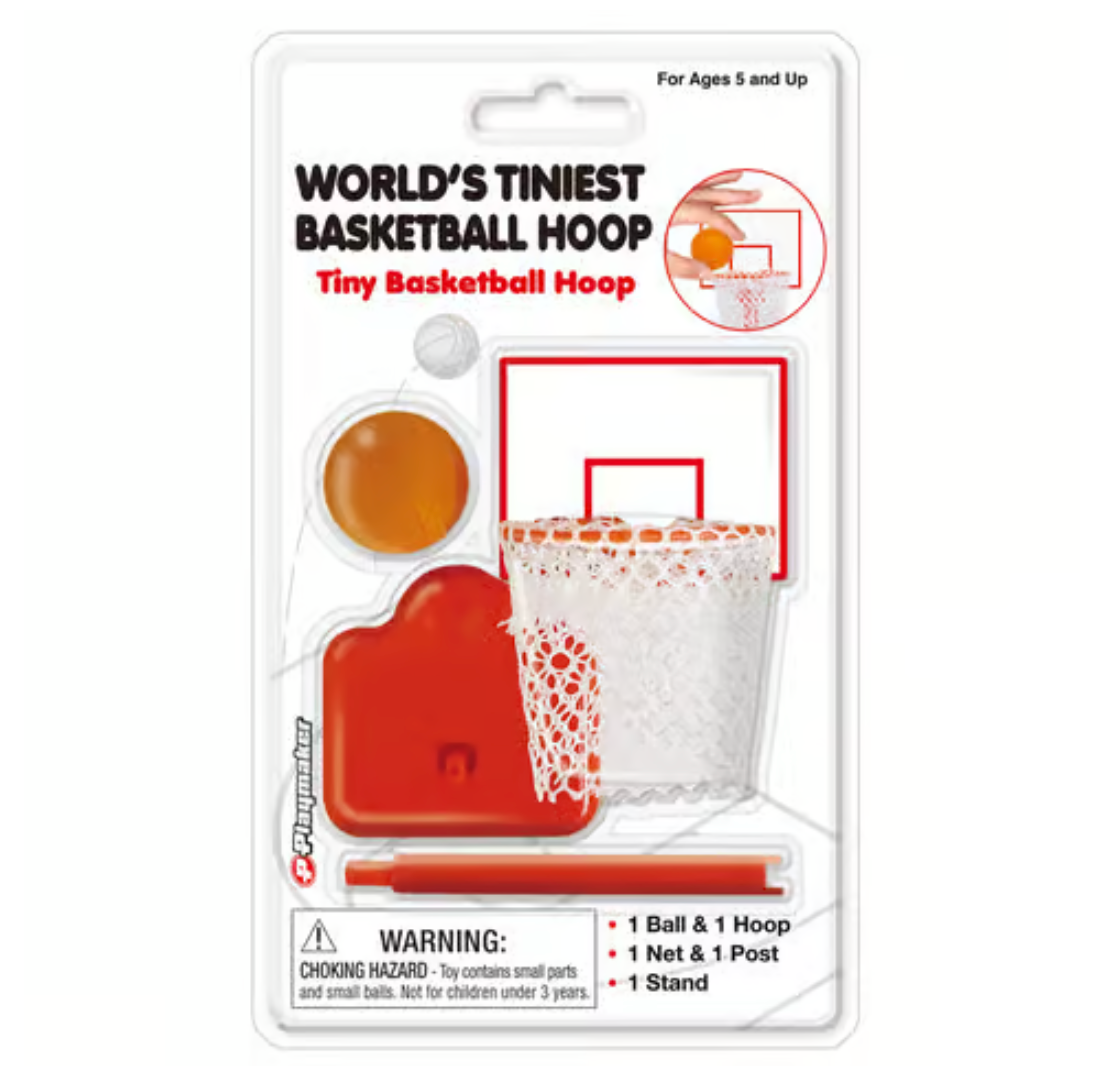 World's Tiniest Tiny Basketball Set