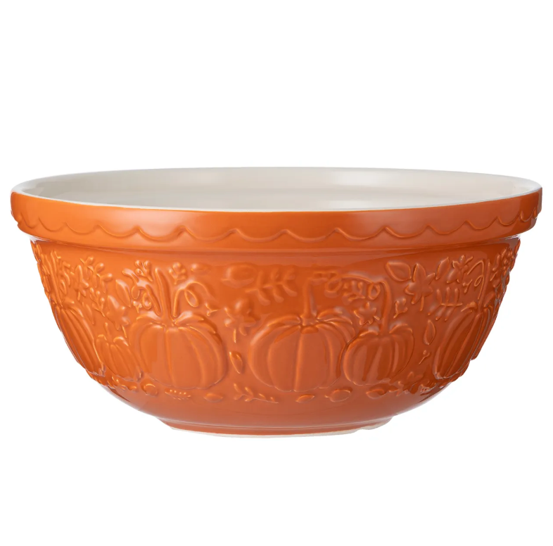 Mason Cash Ceramic Mixing Bowl – Pumpkin – 11.4" x 5.5"
