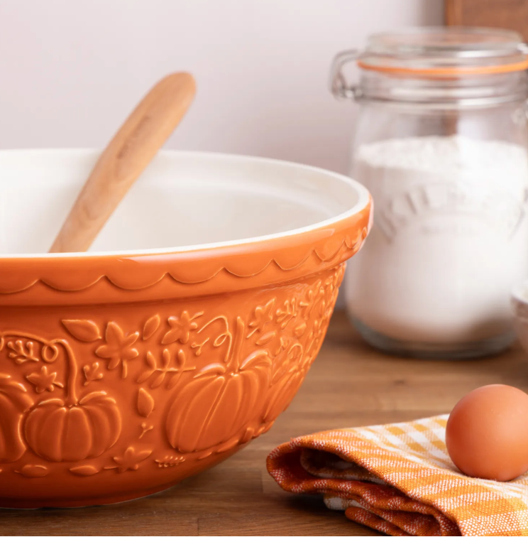 Mason Cash Ceramic Mixing Bowl – Pumpkin – 11.4" x 5.5"