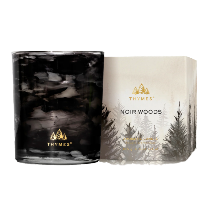 Thymes Noir Woods Poured Candle – 6.5oz